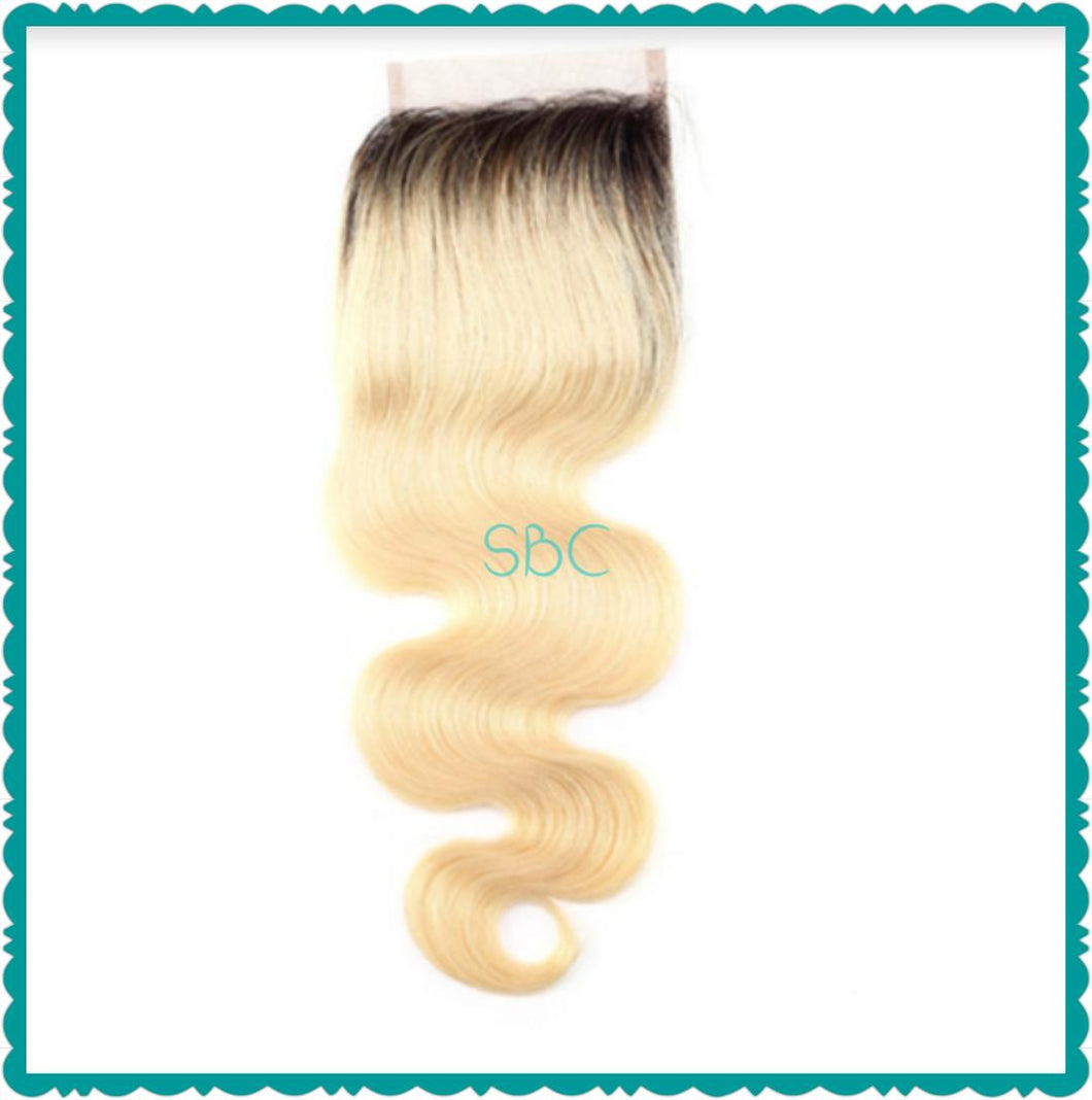 #613 Blonde Closures (with 1B Root)