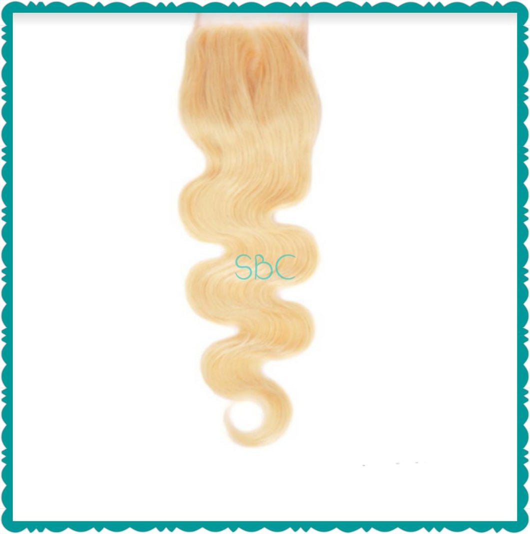 #613 Blonde Closures